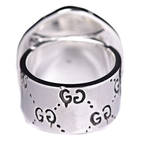 gucci skull ring dupe|gucci ghost ring used.